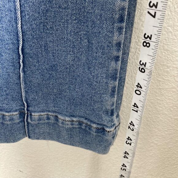 Revice Jeans Womens 30 Blue High Rise Flare Star Back Panel Seamed Stretch Denim - Picture 14 of 16